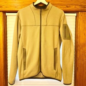 Arc'teryx Full Zip ribbed soft-shell jacket